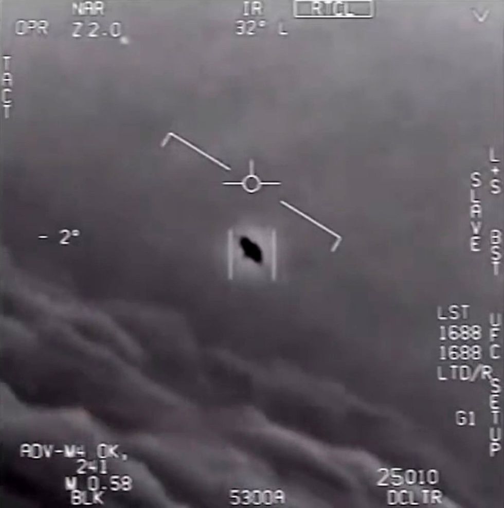 US Department of War footage from April 2020 taken by Navy pilots showing interactions with a 'UAP'\u200b