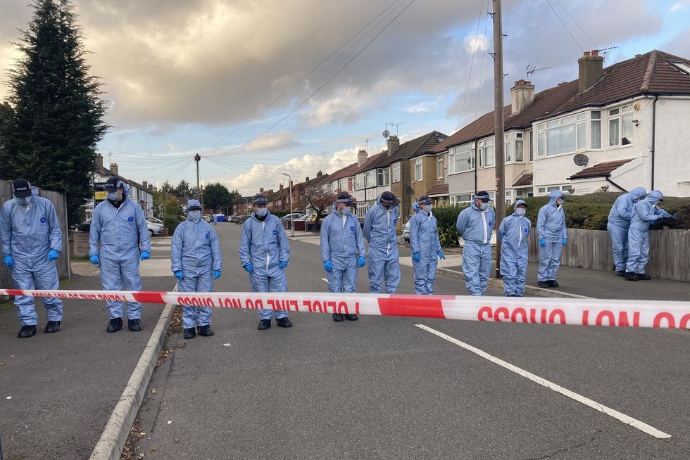 Uxbridge stabbing scene