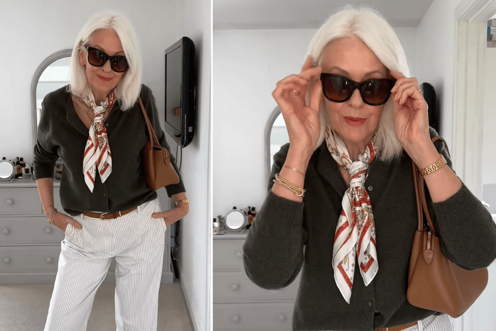 Val shows off her outfit