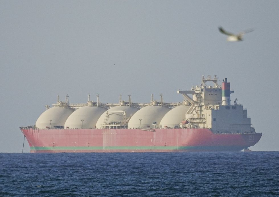 Vessel passing through the Strait of Hormuz