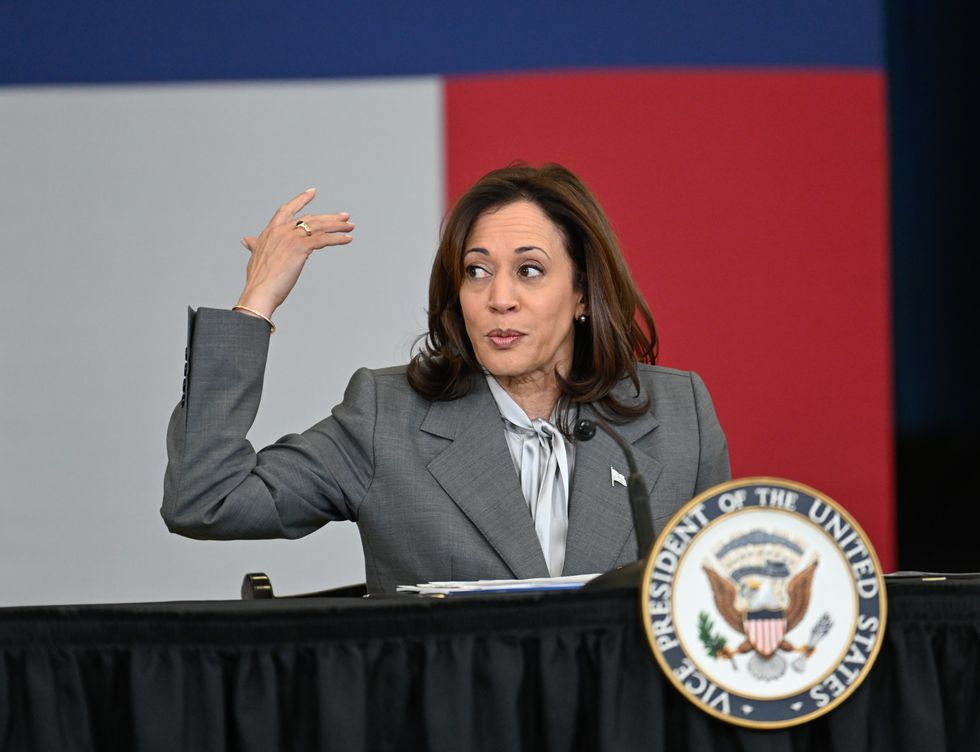 Vice President of the United States, Kamala Harris speaks about the Biden Administration's latest actions to reduce gun violence during a program in Charlotte