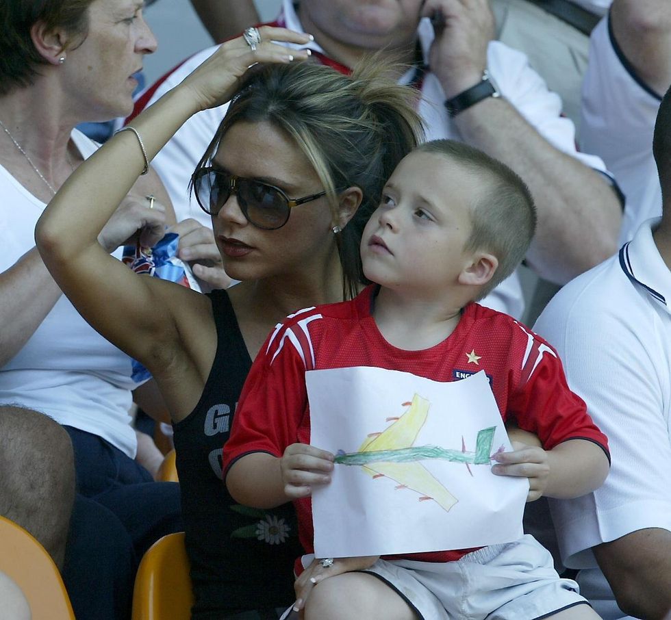 Victoria Beckham and Brooklyn Beckham