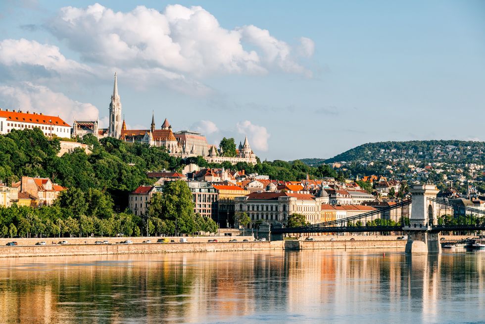 View of Budapest in Hungary