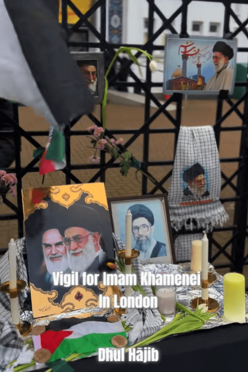 Vigil outside Islamic Centre of England