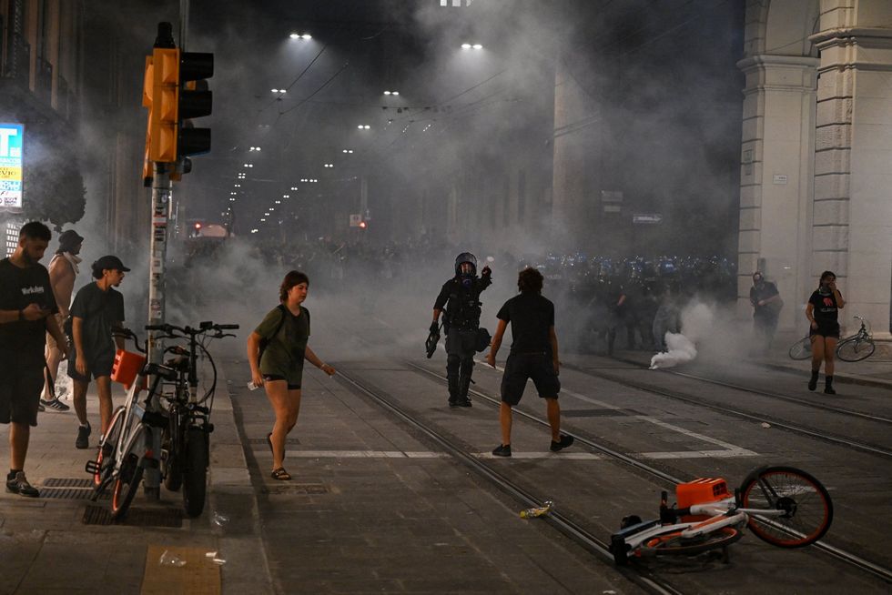 Violence in Bologna