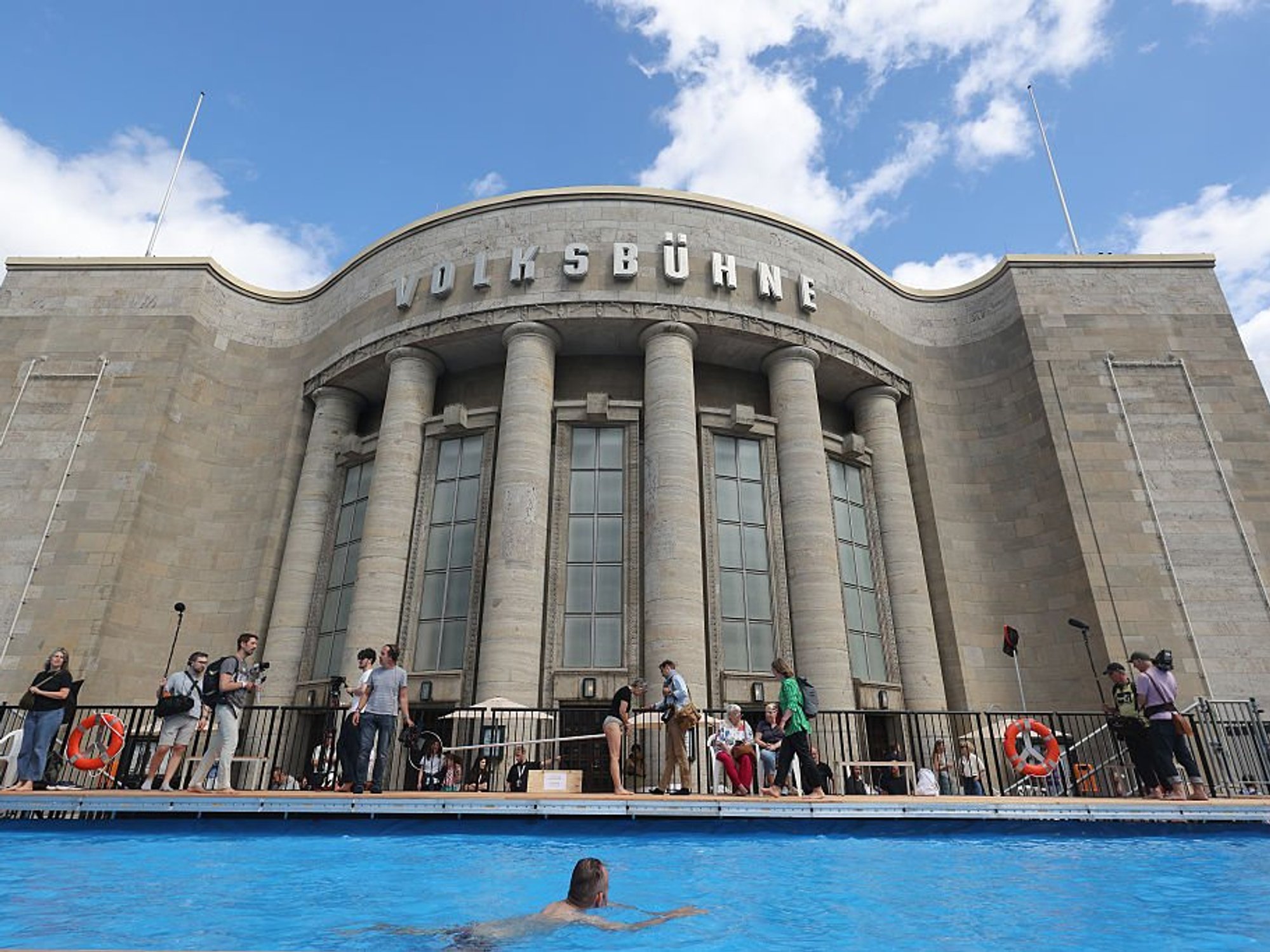 Volksbühne theatre swimming pool in Berlin