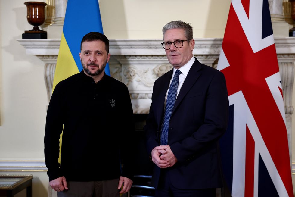 Volodymyr Zelensky Sir Keir Starmer