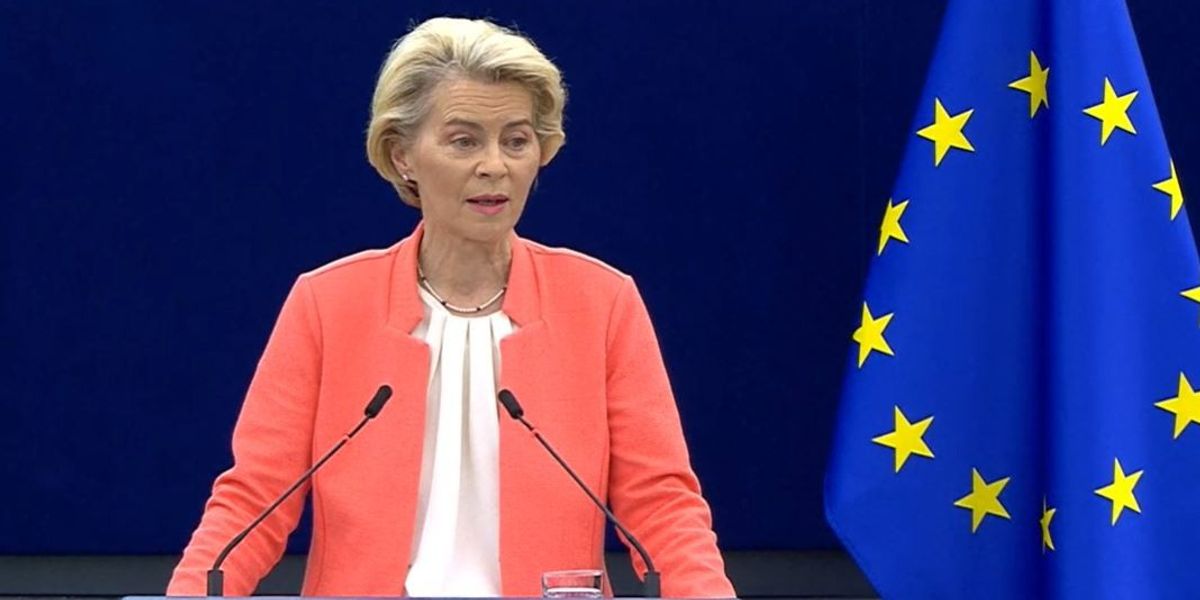 Who rules Europe? VDL buckles to Macron as she changes State of Union speech to attack China