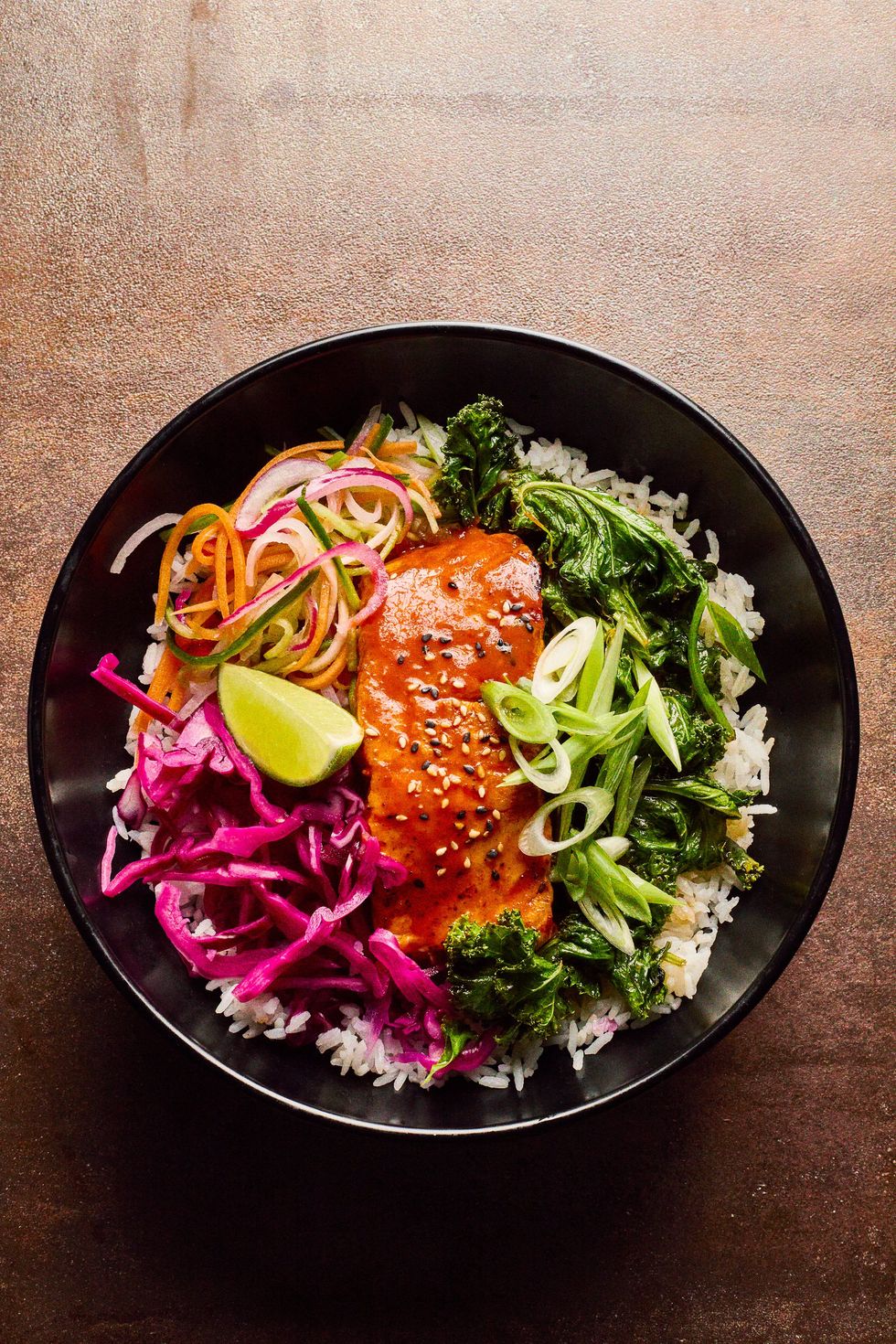 wagamama gochujang salmon rice bowl