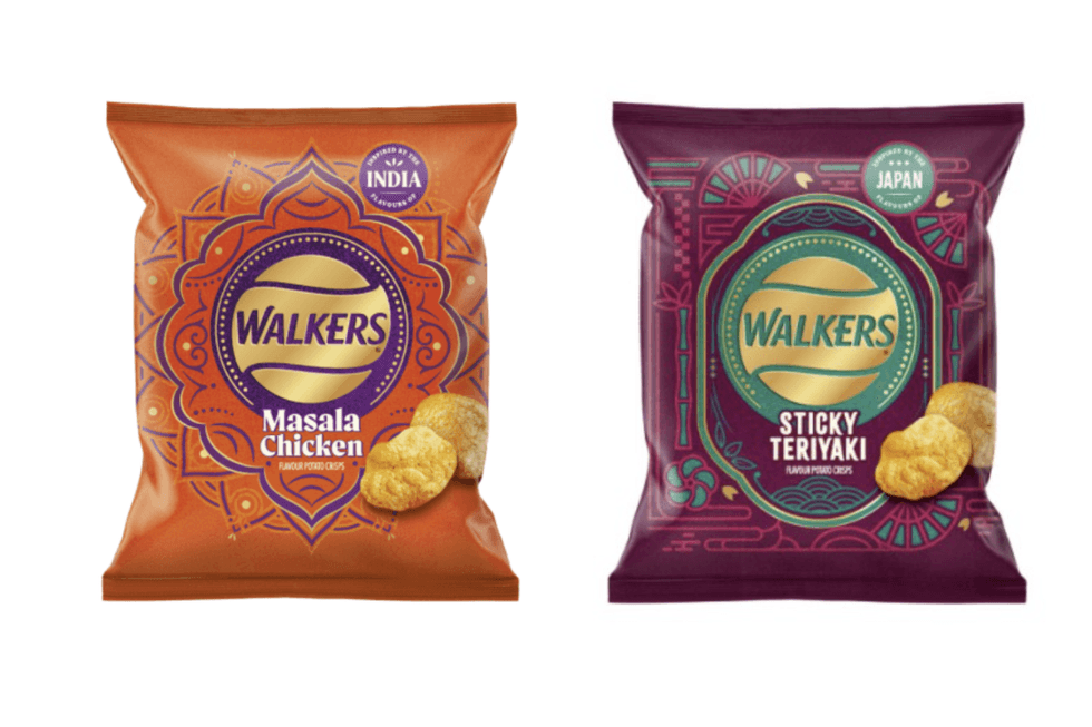 Walkers new flavours