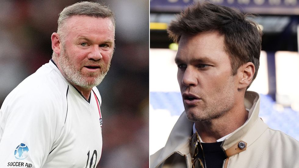 Wayne Rooney Tom Brady