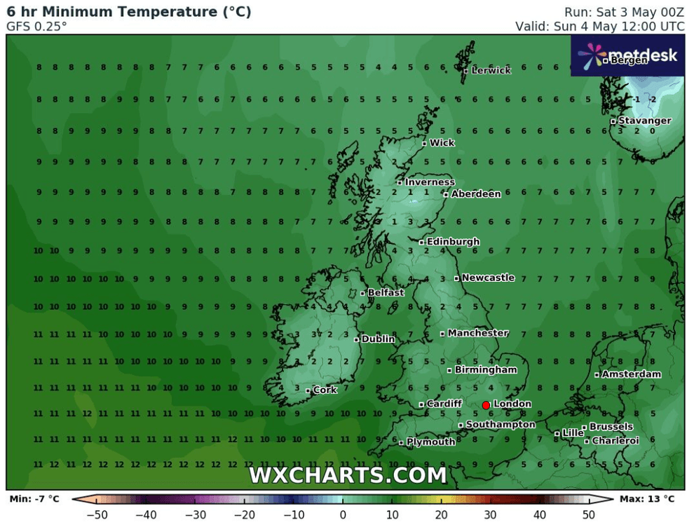 Weather map