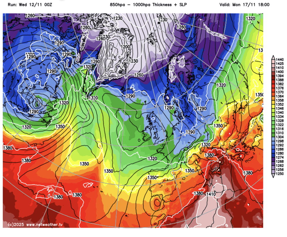 Weather map