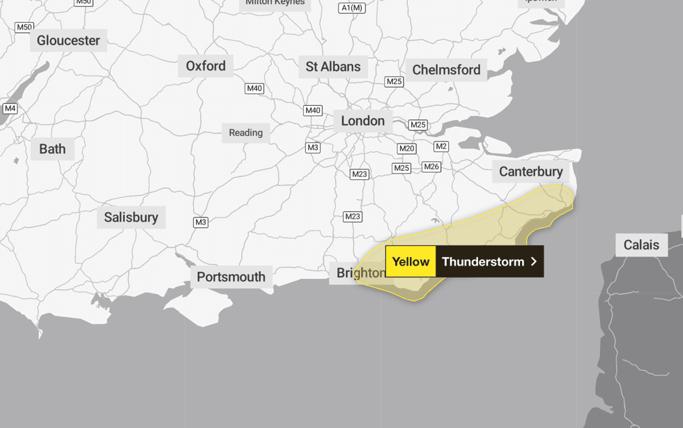 Weather warning