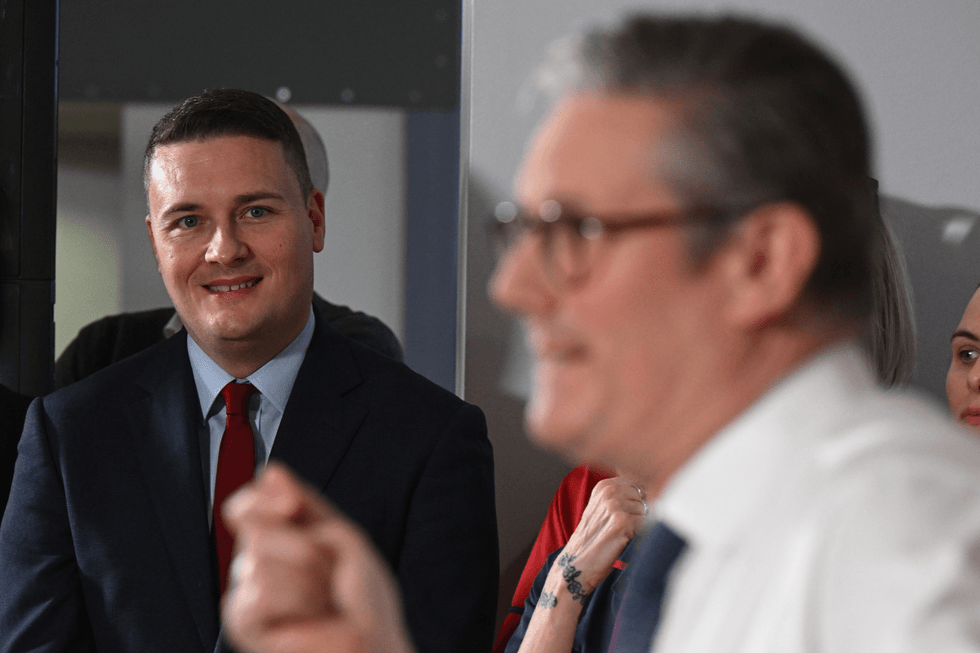 Wes Streeting and Sir Keir Starmer
