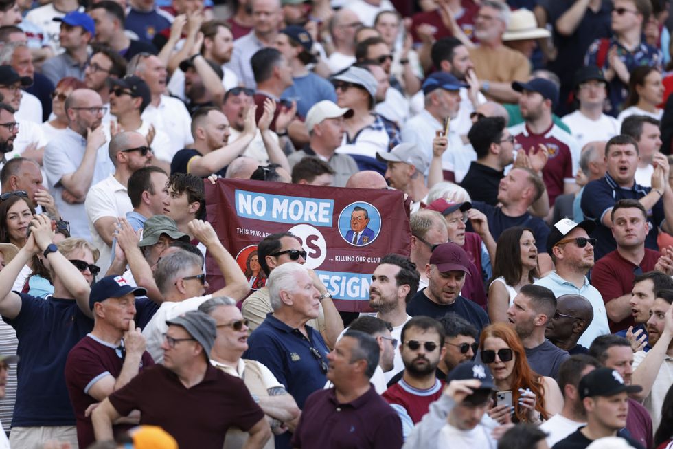 West Ham fans have long made their anger known towards David Sullivan