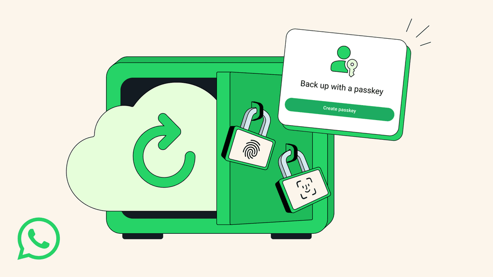 WhatsApp passkey image