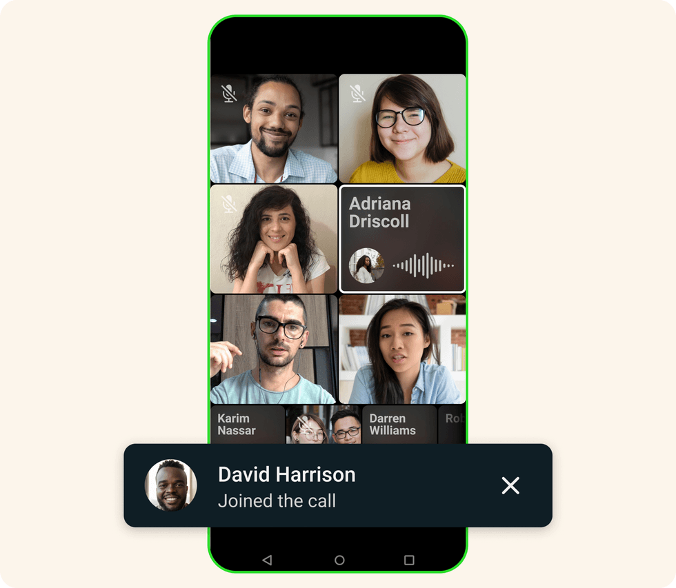 WhatsApp video call