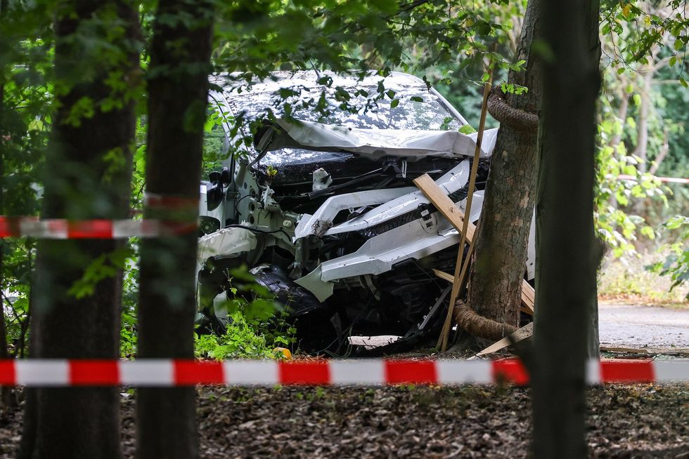 White van used in the attack