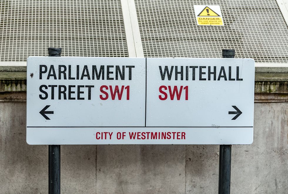 Whitehall street sign