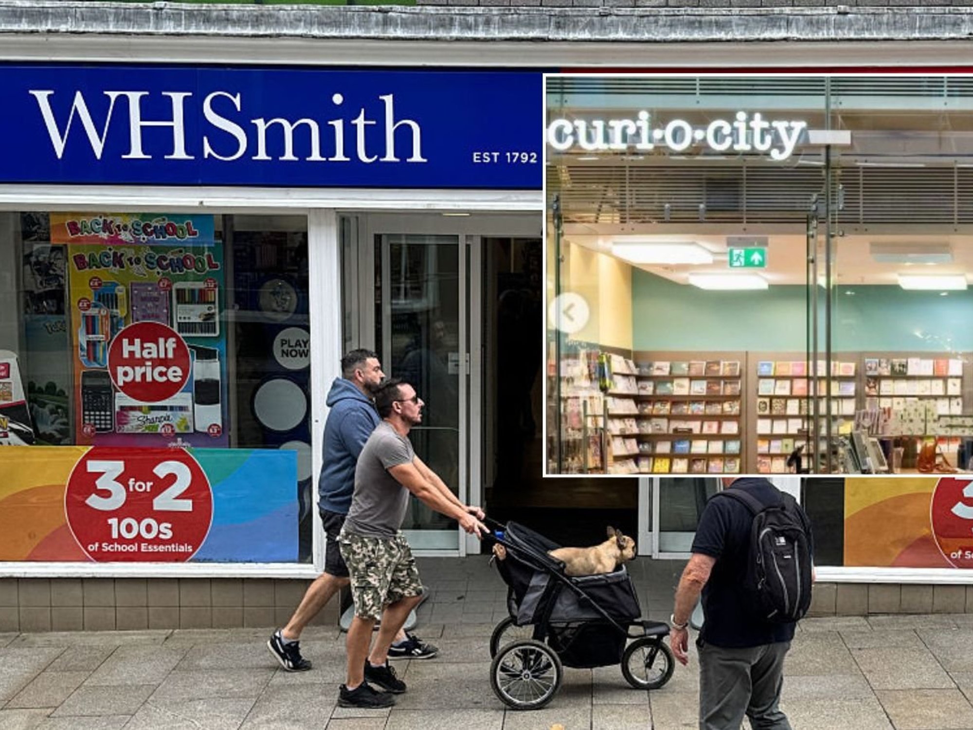 WHSmith store and curi-o-city store