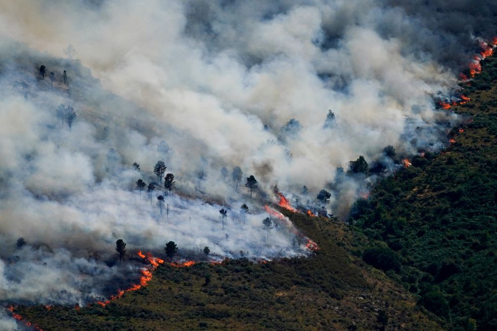 Wildfire in Avila