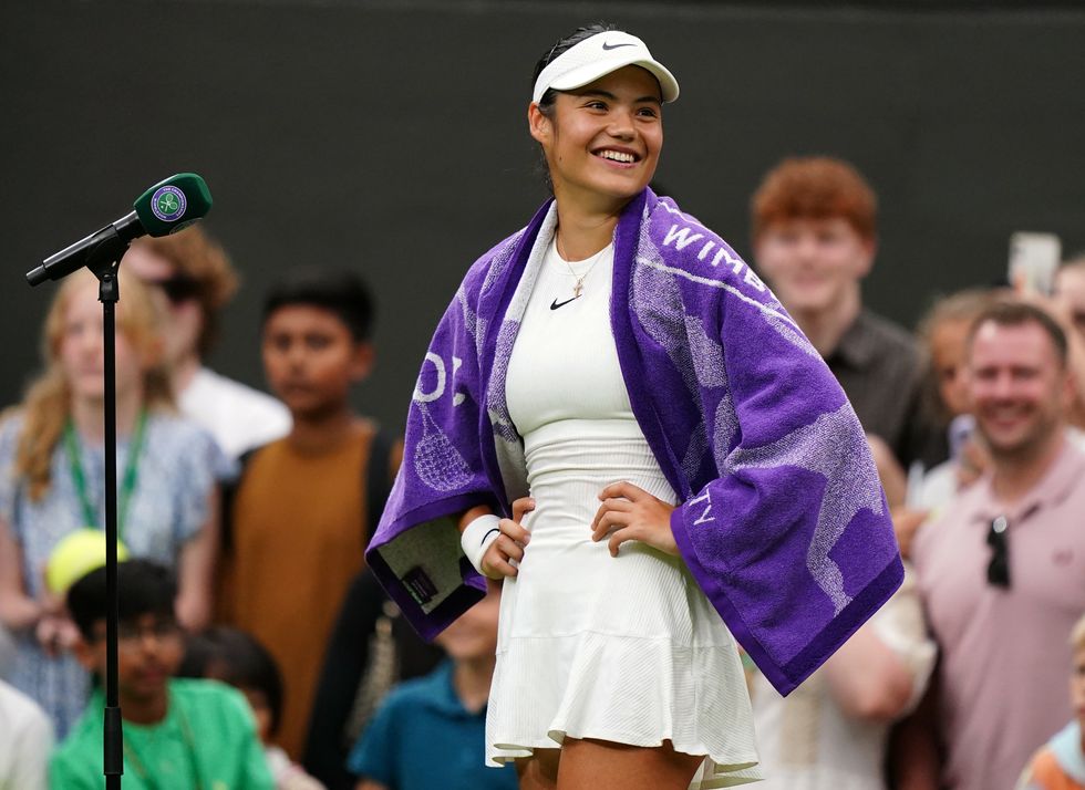Wimbledon Emma Raducanu Andy Murray