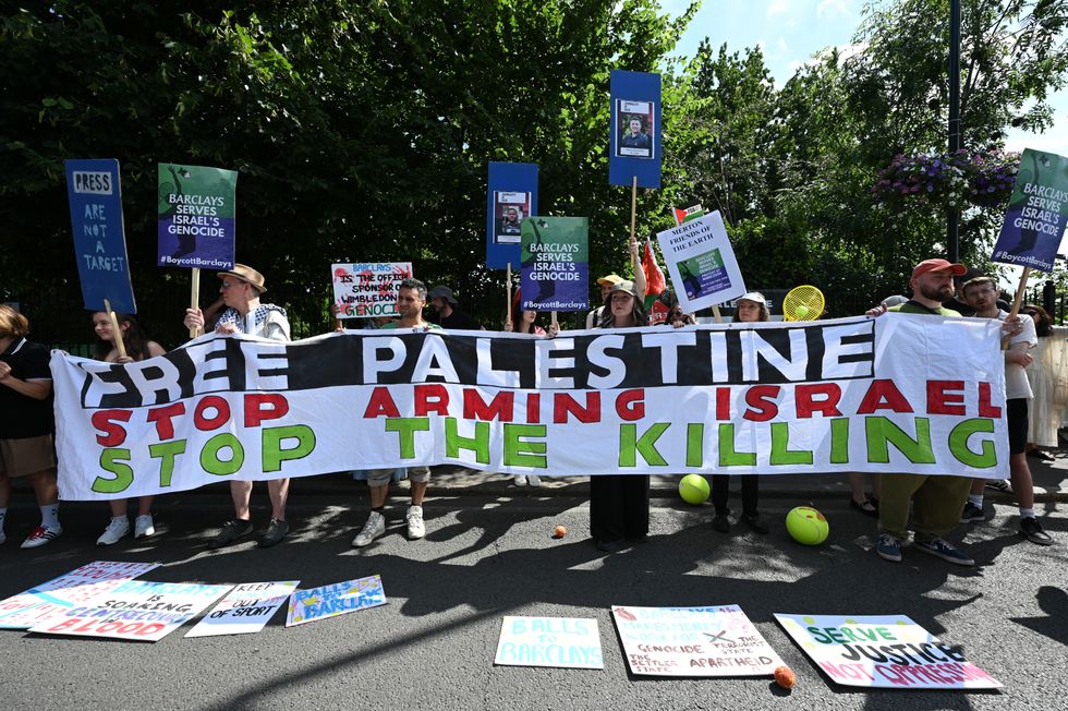 Wimbledon protests