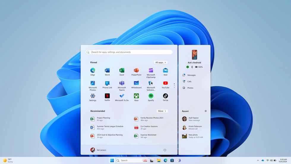 Windows 11 new Start Menu