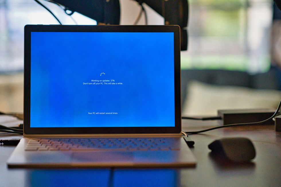 Windows updates on laptop