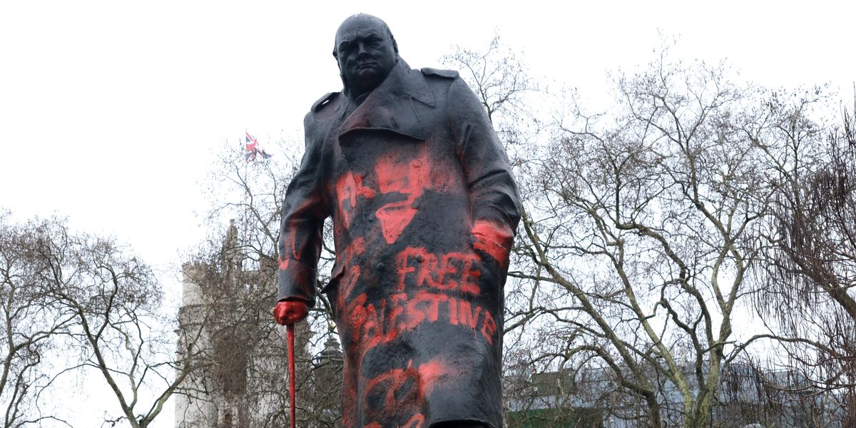 Activist who defaced Churchill statue and caused thousands in damages acquitted