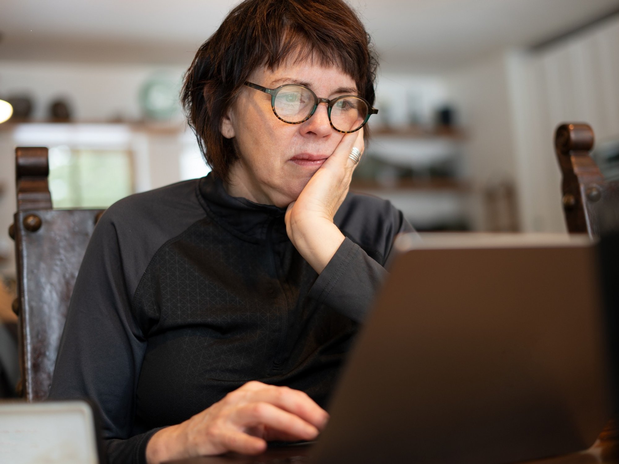 Woman at laptop