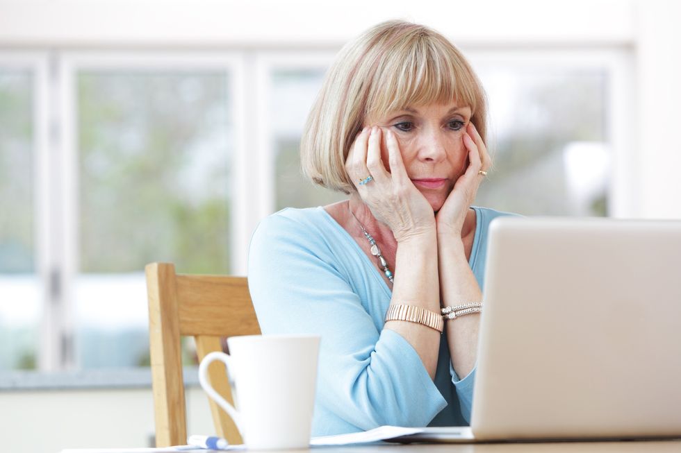 Woman at laptop