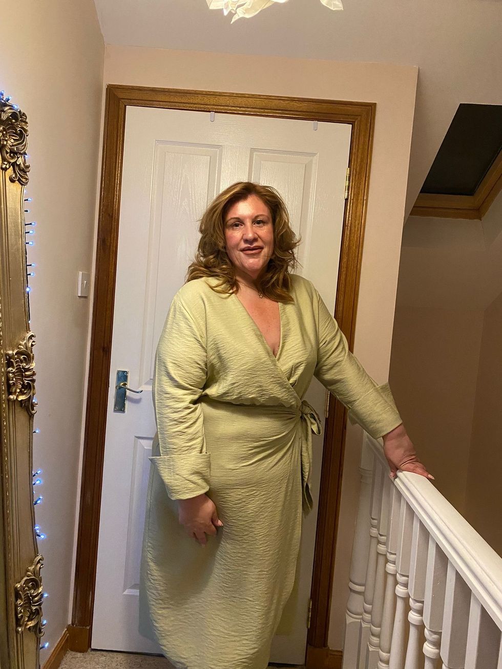 Woman before weight loss