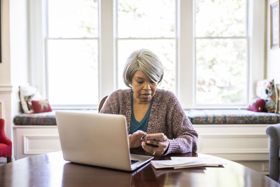 Woman on laptop