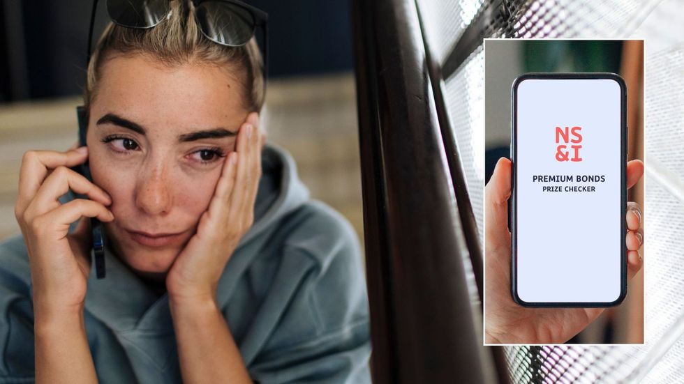Woman on phone