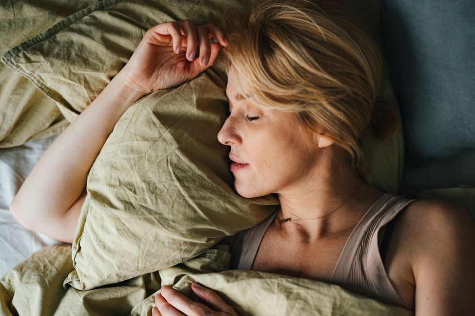 Woman sleeping