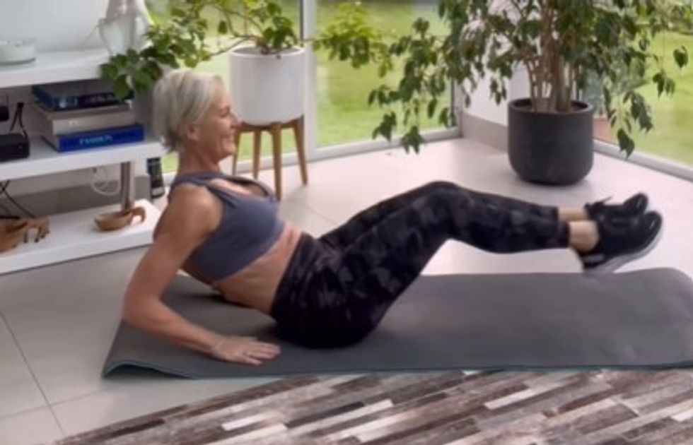 Woman workout