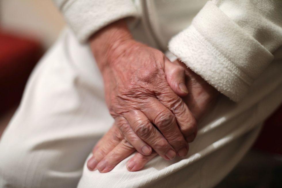 Wrinkles on hands