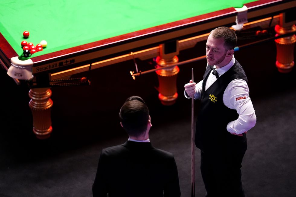 Wu Yize and Mark Allen will resume their match today