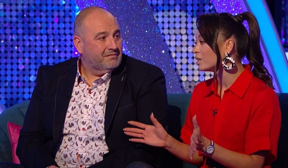 Wynne Evans and Katya Jones