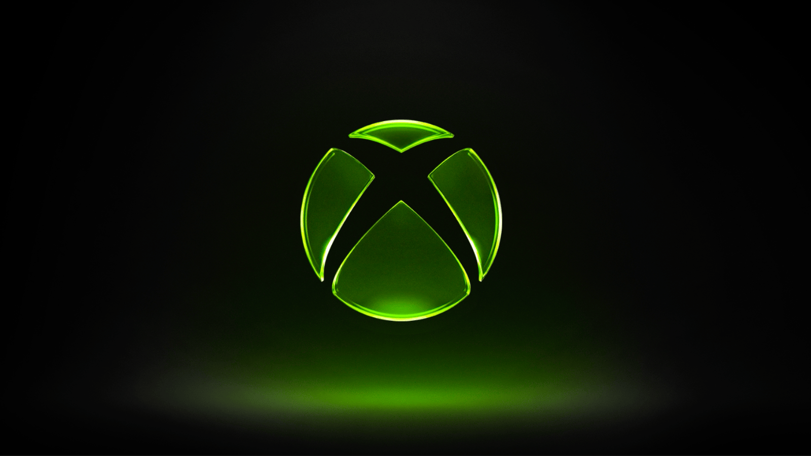 xbox logo with broken digital effects