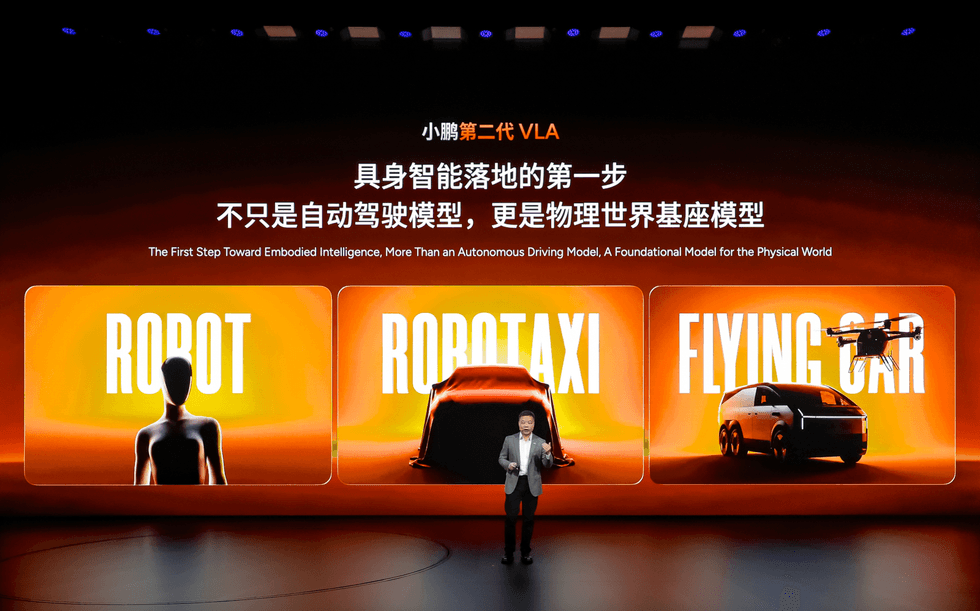 Xpeng unveiled a range of new features at an event in China