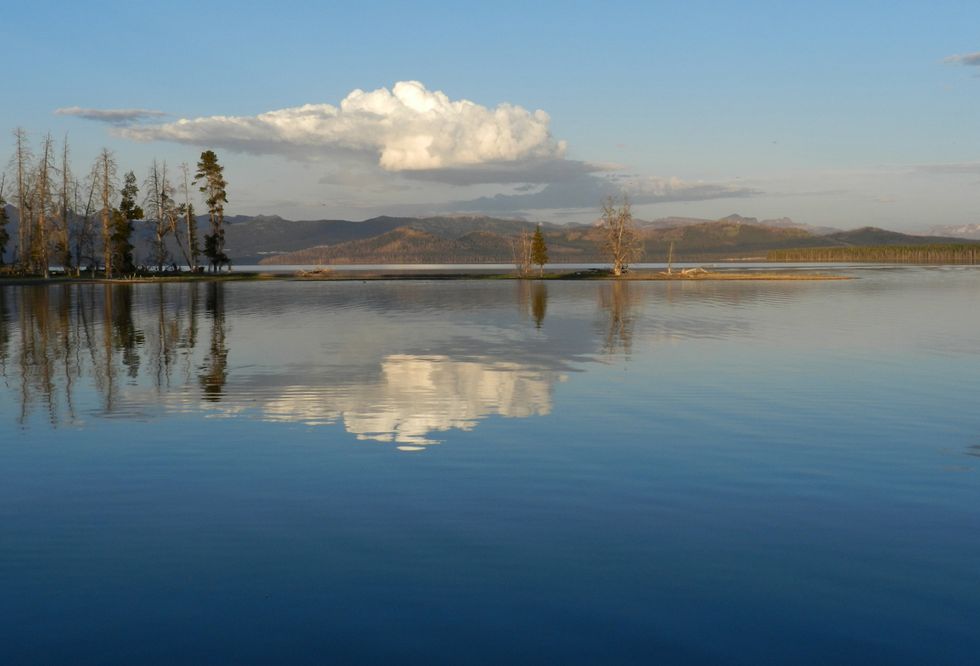 Yellowstone Lake in Yellowstone National Park