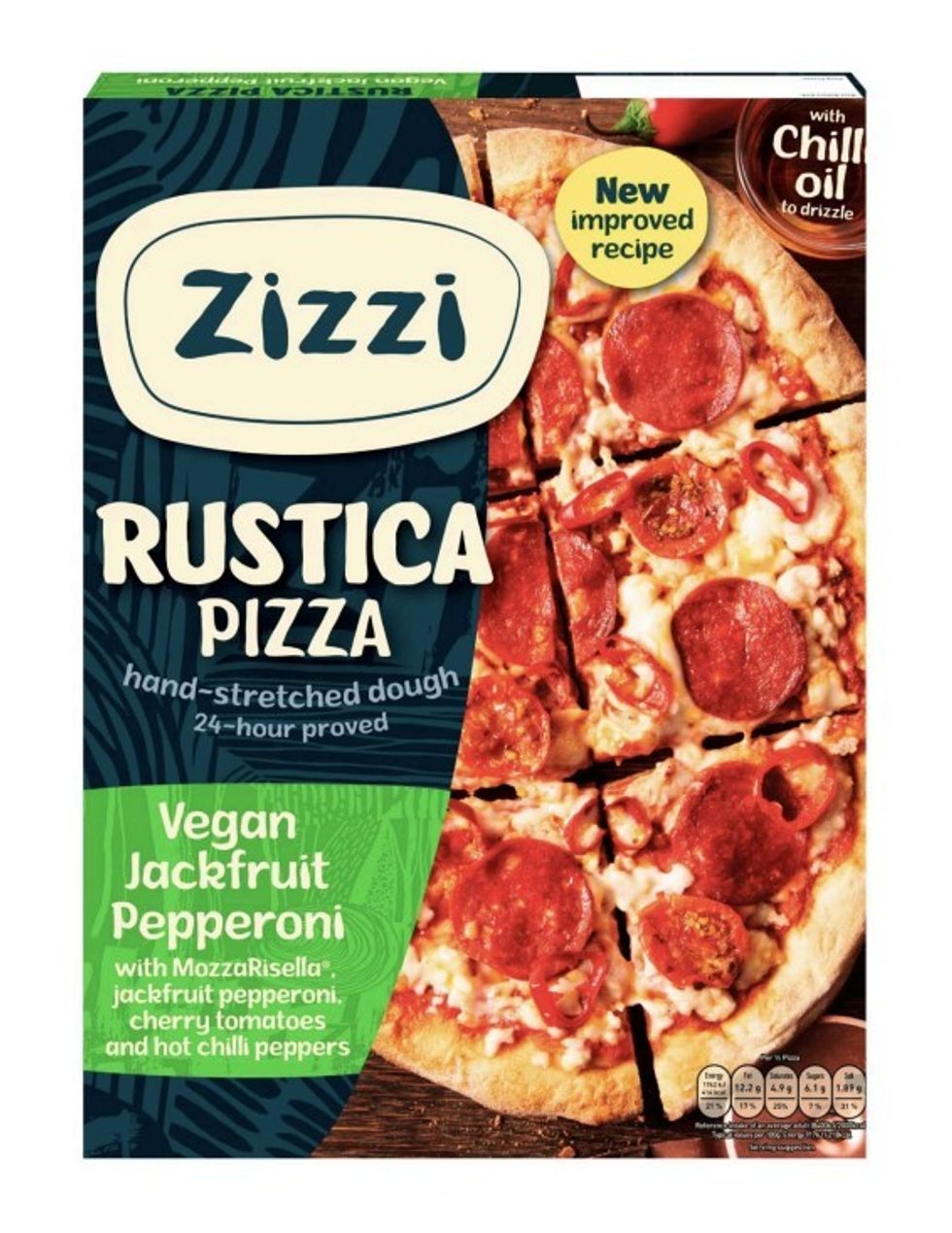 Zizzi Vegan Jackfruit Pepperoni Rustica Pizza