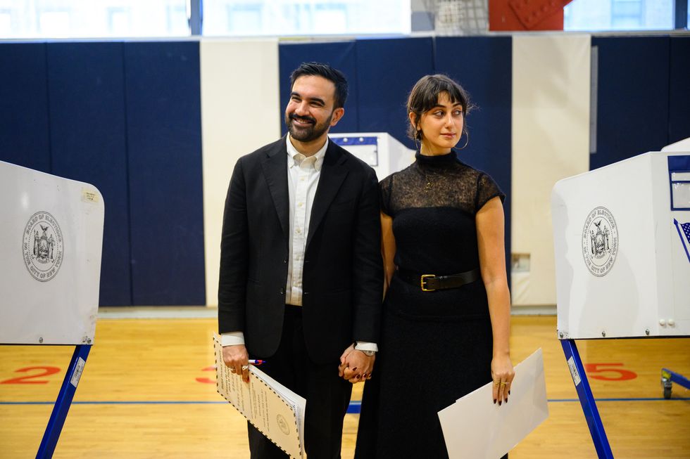 Zohran Mamdani and his wife, Rama Duwaji