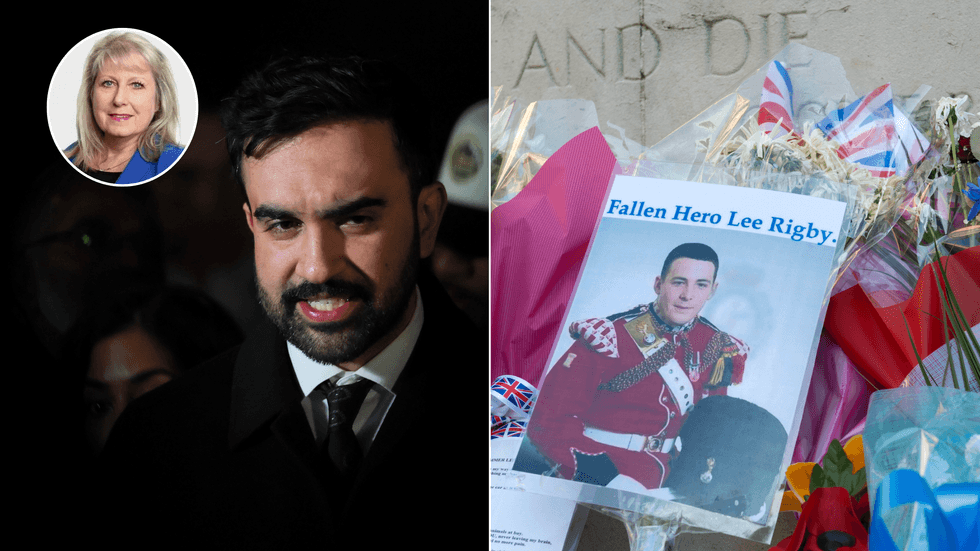 Zohran Mamdani (left), Lee Rigby (right)