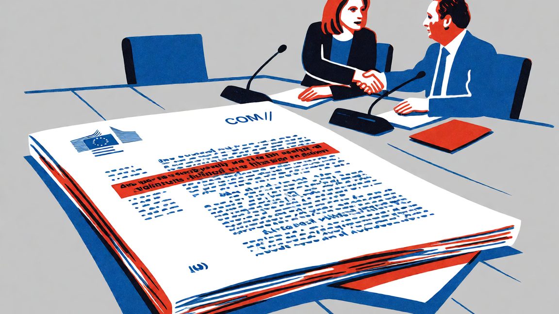 Printed draft of the EU public procurement regulation (COM/2024/1234)